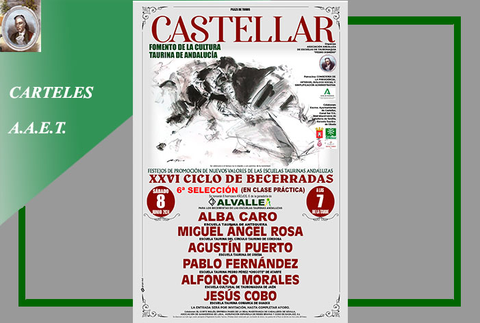 La localidad jienense de Castellar celebrará el sábado 8 de junio, la ‘6ª Selección’ del XXVI Ciclo de Becerradas