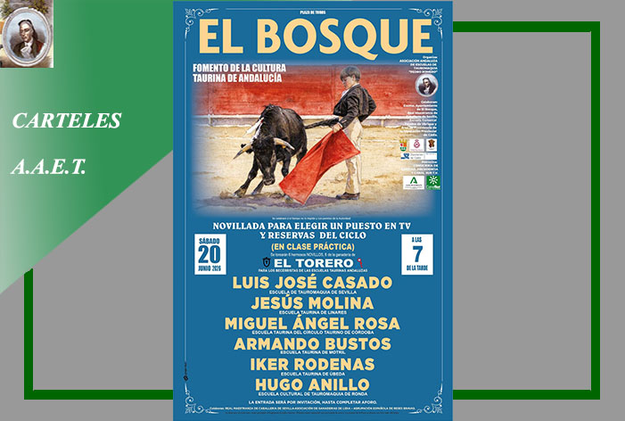 Presentado en El Bosque el cartel de la “Novillada de Reservas”