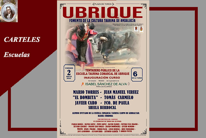 La Escuela Comarcal Taurina de Ubrique inaugura el curso con un Tentadero Público
