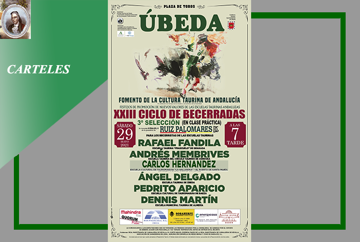 Úbeda celebrará el próximo 29 de mayo la III Selección del XXIII Ciclo de Becerradas