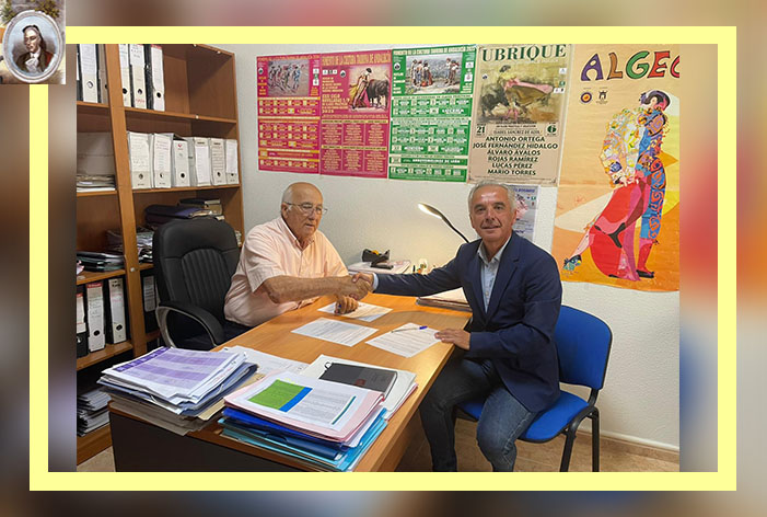 Acuerdo institucional para llevar a Villaluenga del Rosario la apertura del ciclo andaluz de novilladas 2026 que retransmitirá Canal Sur Tv