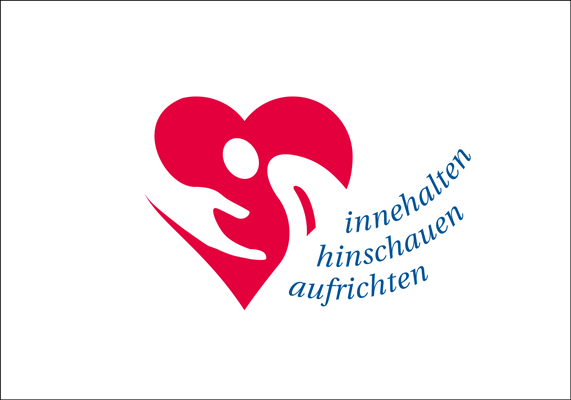 Logo für eine Wallfahrt der Kath. Kirchengemeinde St. Margareta unter dem Kirchenjahr-Motto 2015/2016 »Barmherzigkeit« 