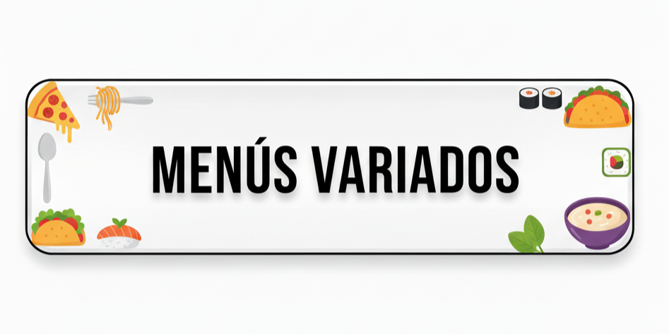 Menús Variados