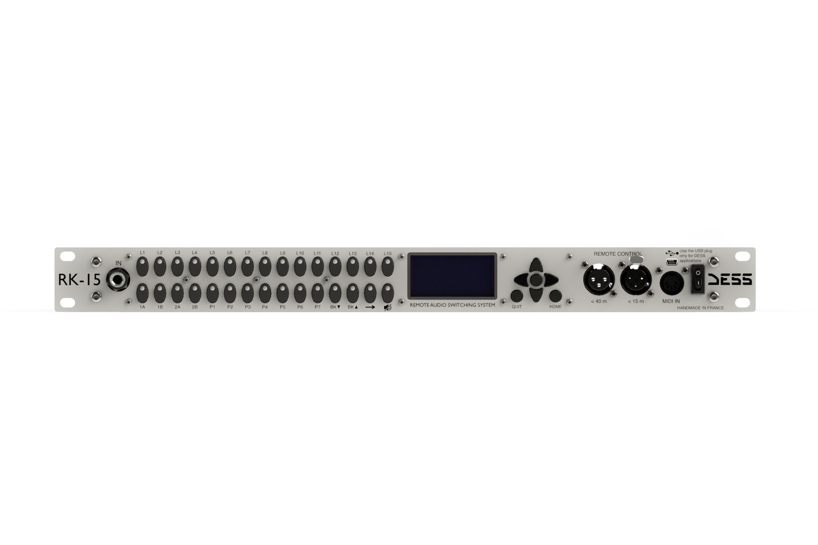 RK-15, Switcher d'effet en Rack, Midi, Switching System, DESS, Switching system
