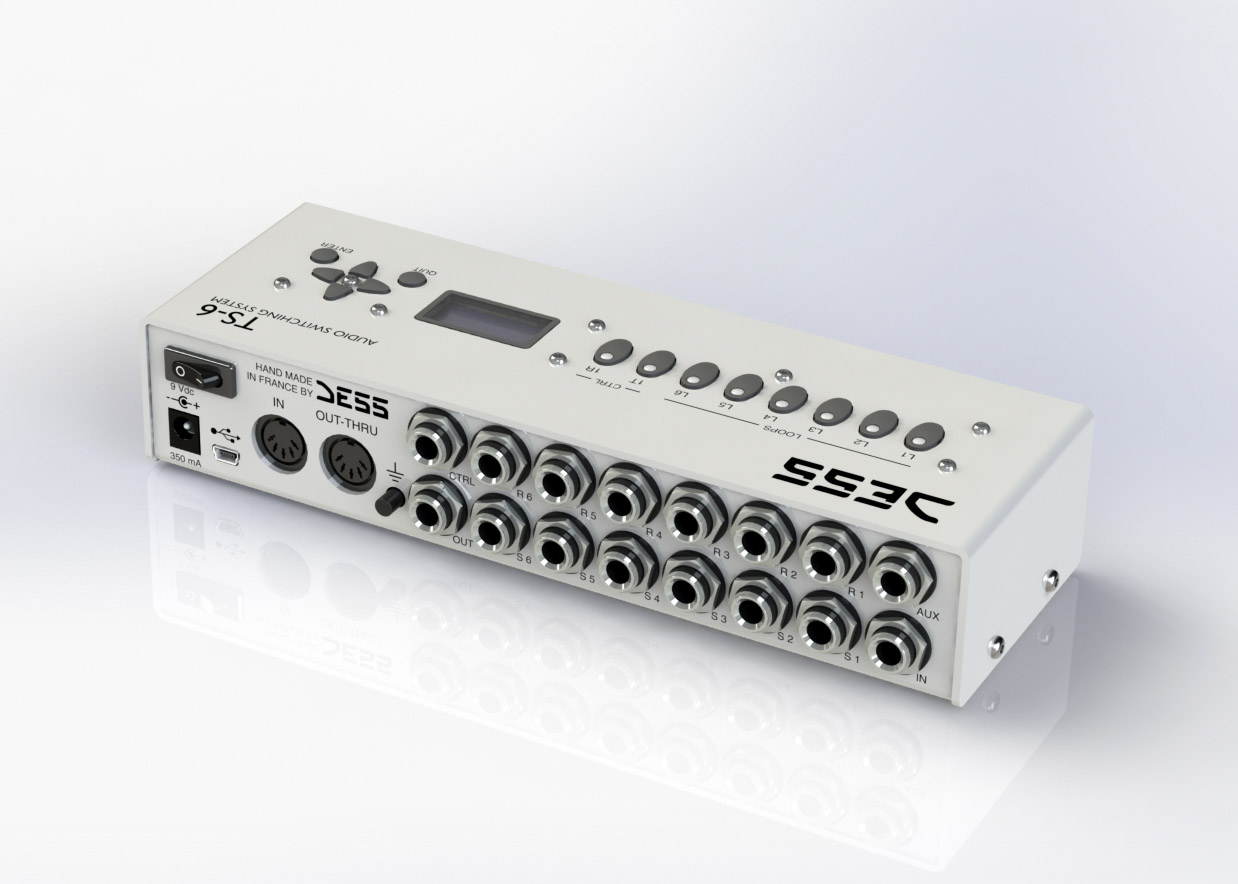 TS-6, Audio Switching System, Switcher 6 Loop, Midi, Tuner..