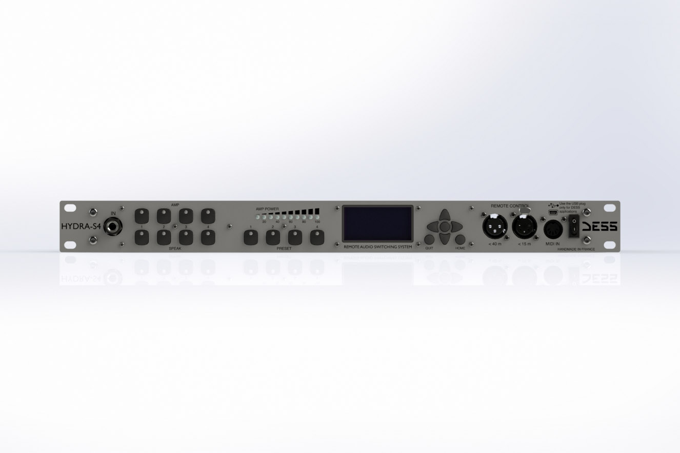 HYDRA-S4, Switch Amp, Switcher d'Ampli, Power Amp, Speak, DESS