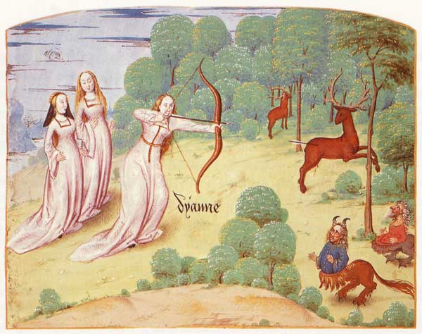 Livre des Esches Amoureux, XVe siècle. Paris, BnF.