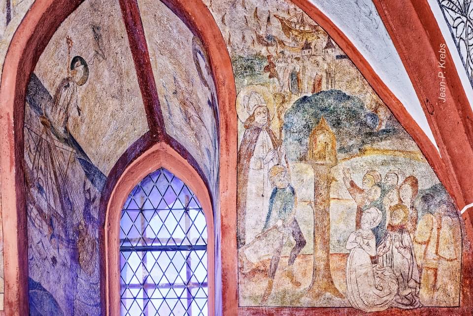 Les peintures murales de HUNAWIHR (1493) ou les fabuleuses histoires de SAINT NICOLAS