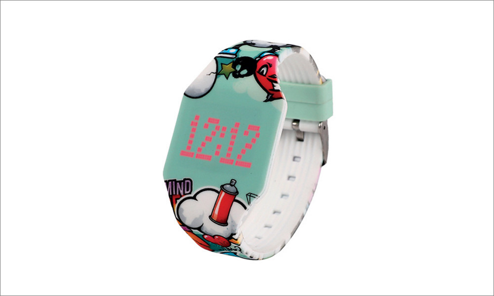 Armbanduhr I-Total Touch Graffiti junior 13,5 x 7 x 2 cm türkis | Unsere Uhren im Shop sind moderne Armbanduhren ✓ edle Chronographen ✓ wertvolle Luxusuhren ✓ und günstige Digitaluhren ✓ für Damen und Herren.