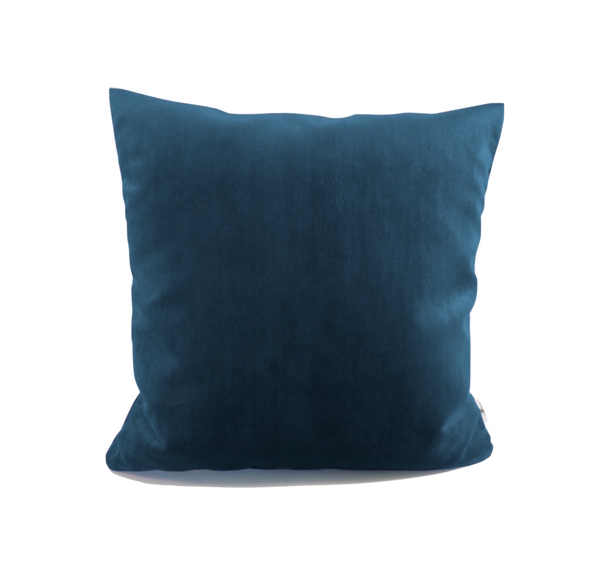 Samtkissen blau 20x20
