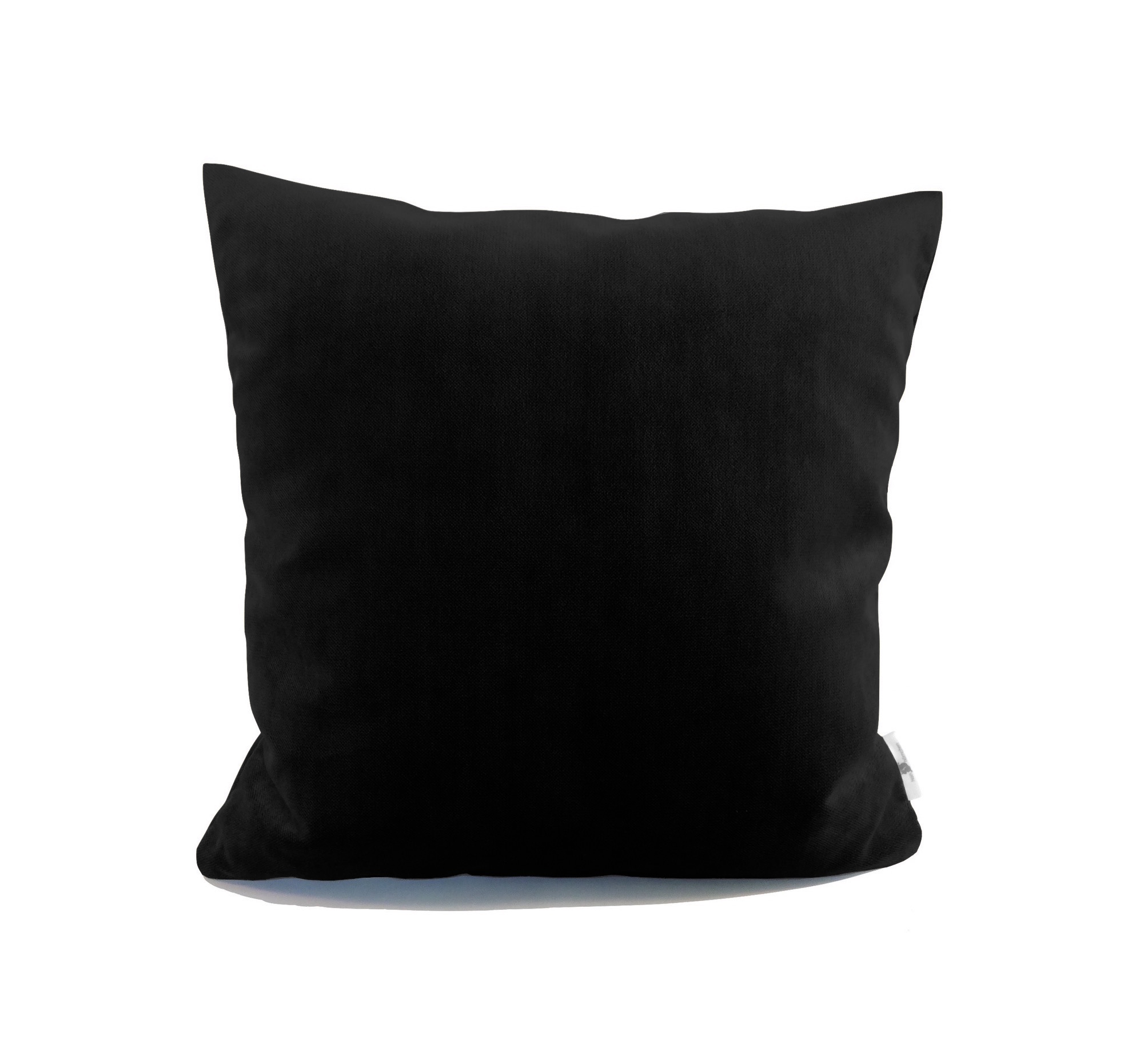 Samtkissen schwarz 20x20