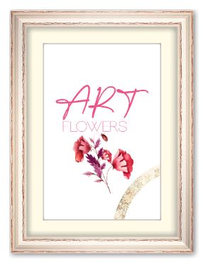 2ER SET ART FLOWERS