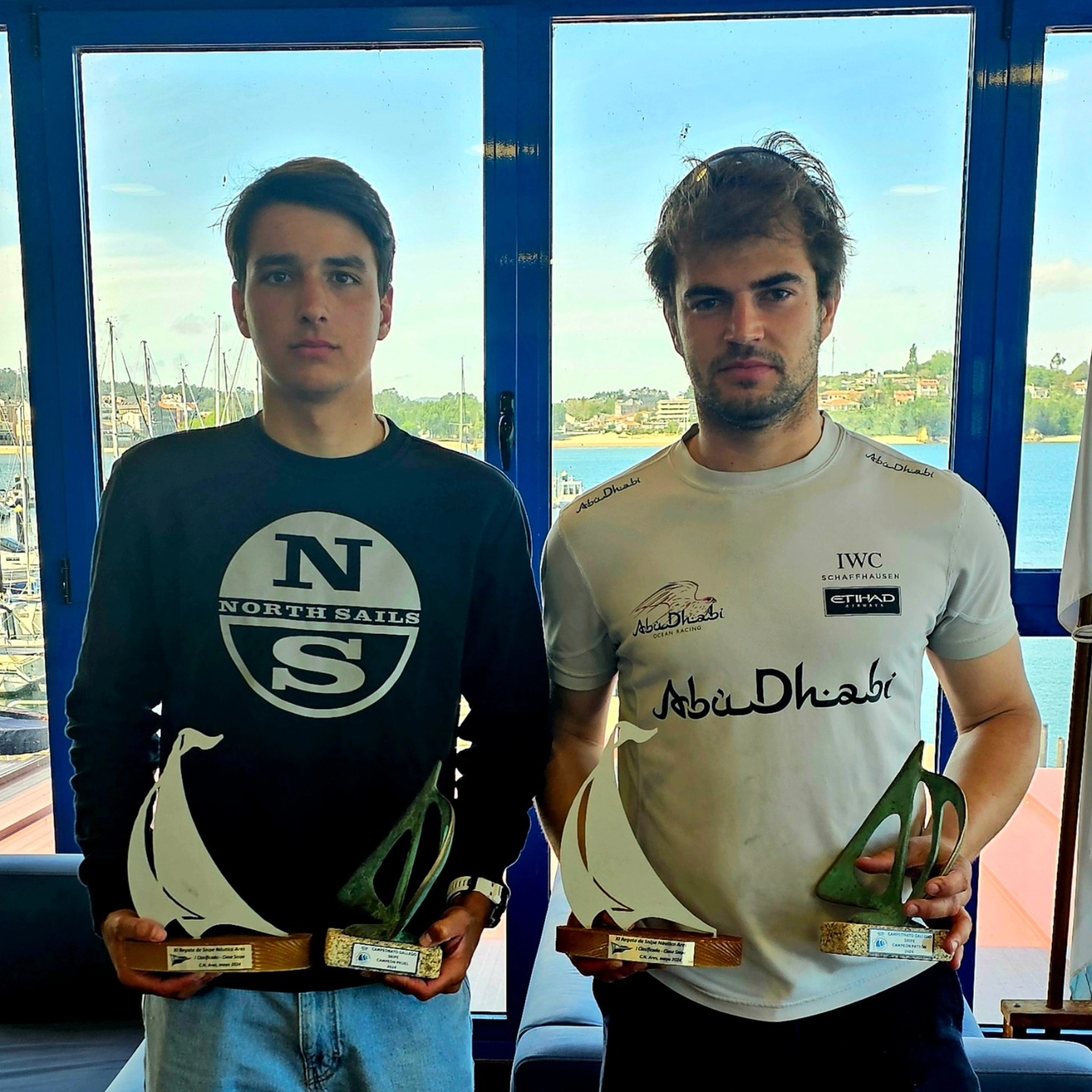 ROBERTO BERMÚDEZ DE CASTRO Y MARTÍN MIJARES, CAMPEONES DE GALICIA