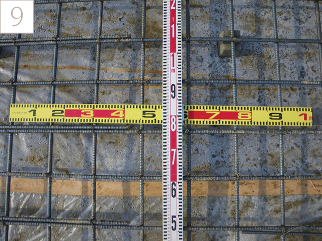 9.配筋間隔を確認します。