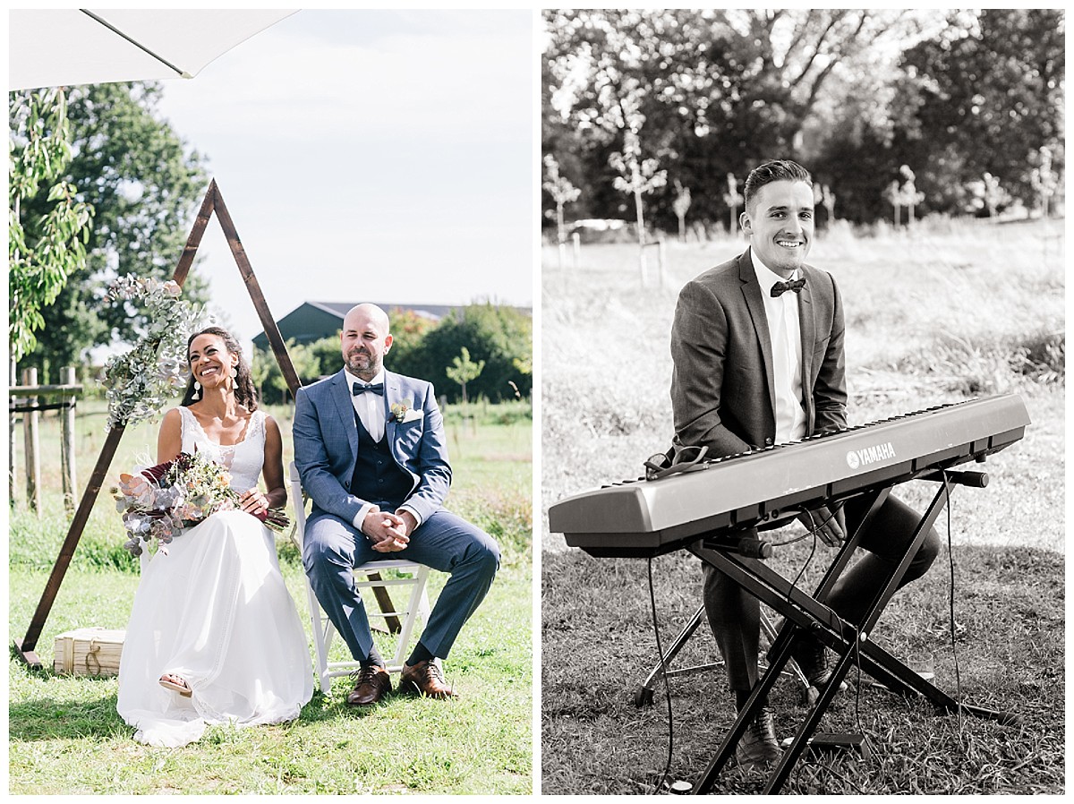 Livemusik soulmates Neimeshof Kempen boho Hochzeit freie Trauung Scheunenhochzeit Hochzeitsfotograf Niederrhein Jane Weber