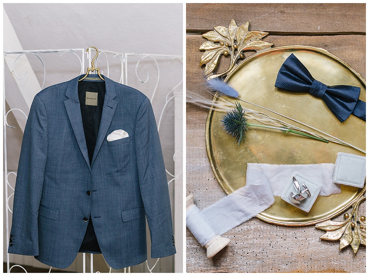 bräutigam getting ready Anzug neimeshof Kempen boho hochzeit freie Trauung Scheunenhochzeit hochzeitsfotograf Niederrhein jane weber