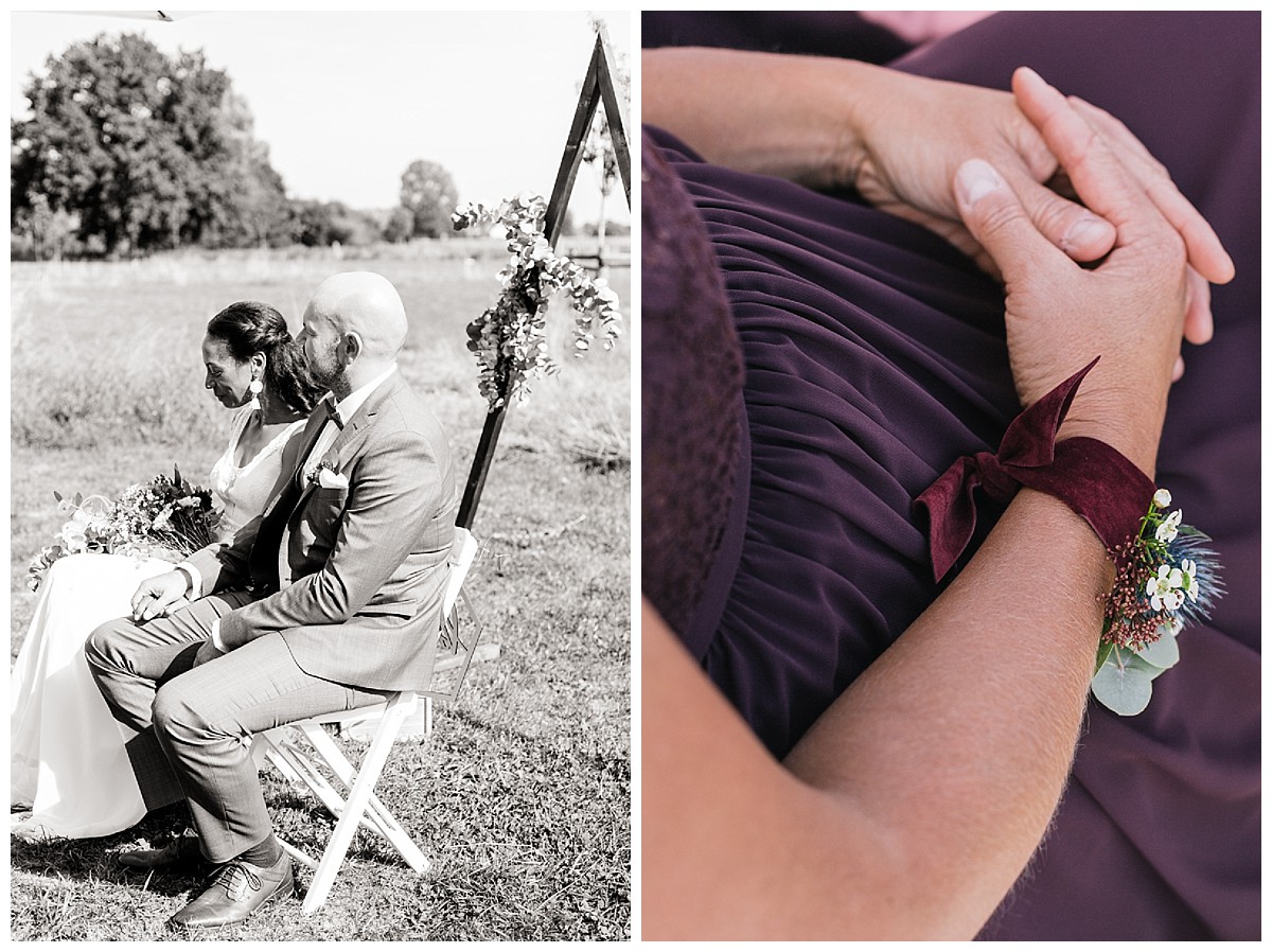 Detail Blumen Neimeshof Kempen boho Hochzeit freie Trauung Scheunenhochzeit Hochzeitsfotograf Niederrhein Jane Weber 