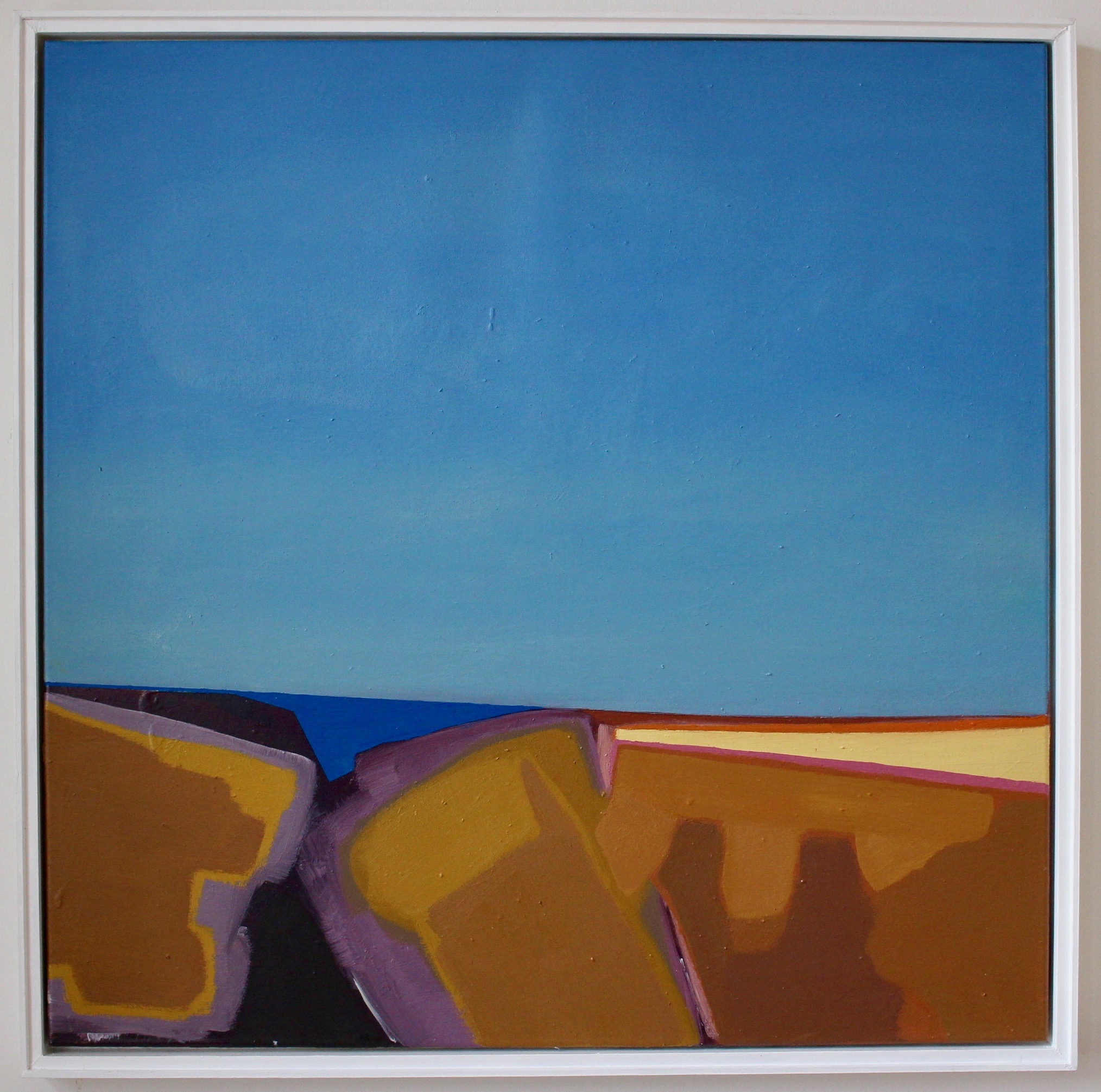 The Silence by the Sea Pt. Five / Oil on Canvas / 80 x 80cm / 32 x 32inch