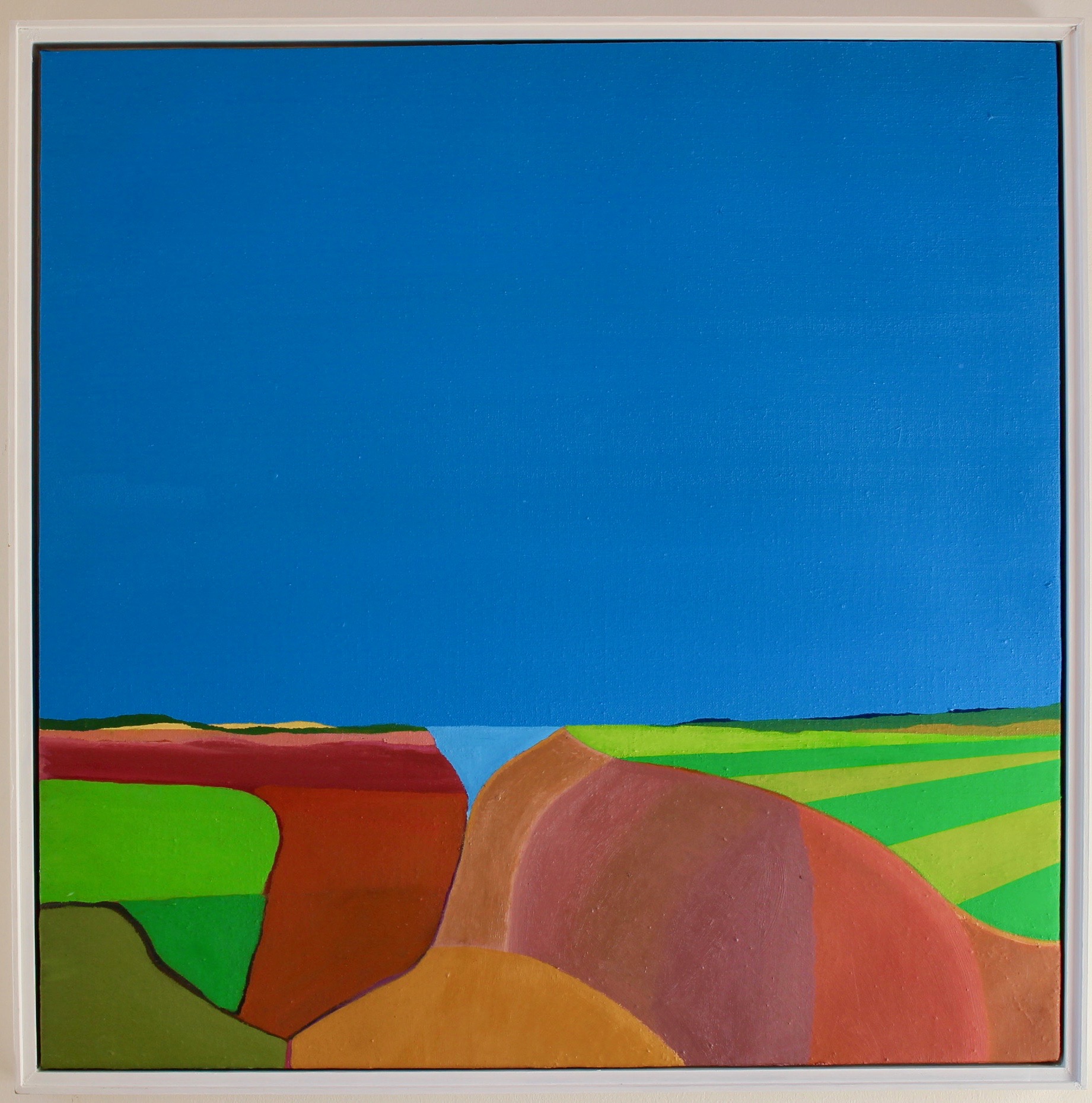 The Silence by the Sea Pt.Ten / Oil on Canvas / 80 x 80cm / 32 x 32inch