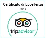 Certificato eccellenza  tripadvisor sa reposada 2017