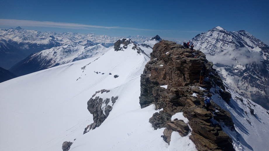 Birghorn von Osten, Balmhorn im Hintergrund
