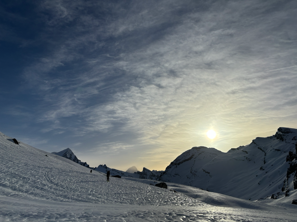Sonnenaufgang im Wildstrubelgebiet