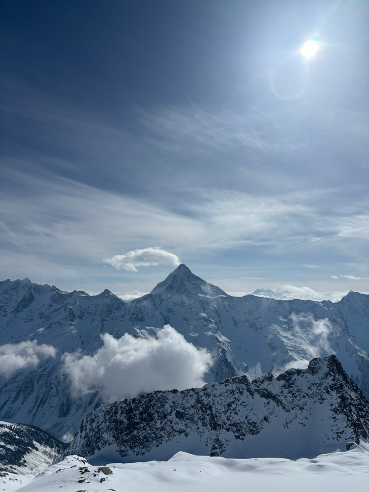 Aussicht Aufstieg Petersgrat