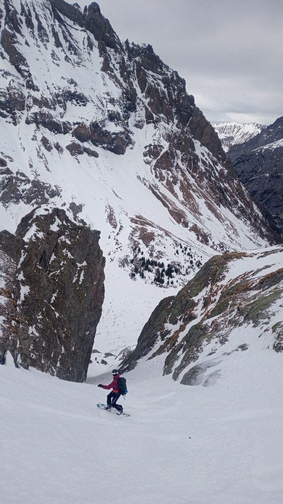 Couloir bei der Burstegga
