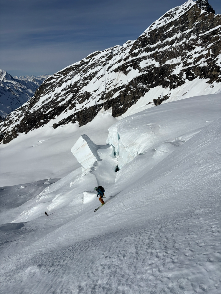 Gletscherabfahrt Mittaghorn