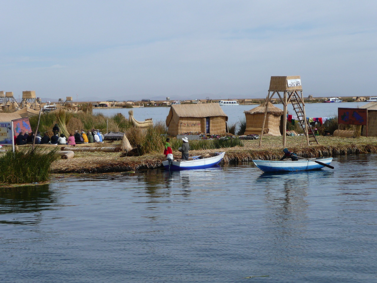 Isla de los Uros Titicaca See