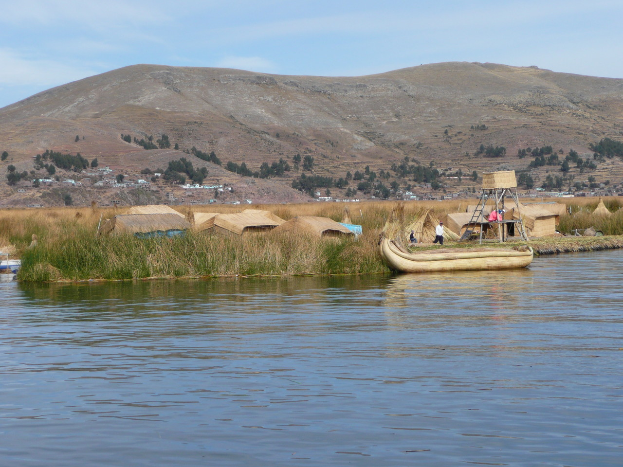 Isla de los Uros Titicaca See