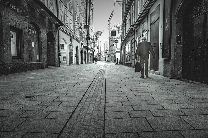 Getreidegasse, March 2020