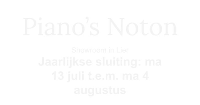 Piano's Noton