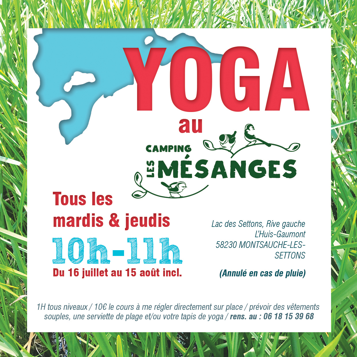 Été 2024 : YOGA au camping !