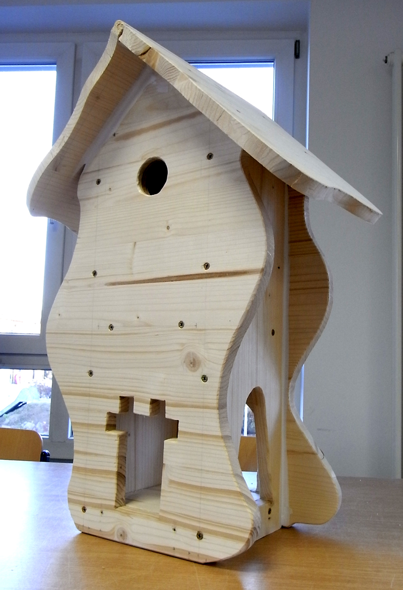 Kurs Vogelhäuser Haus eines Teilnehmers