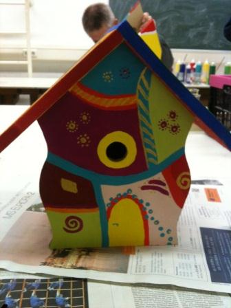 Kurs Vogelhäuser Haus eines Teilnehmers