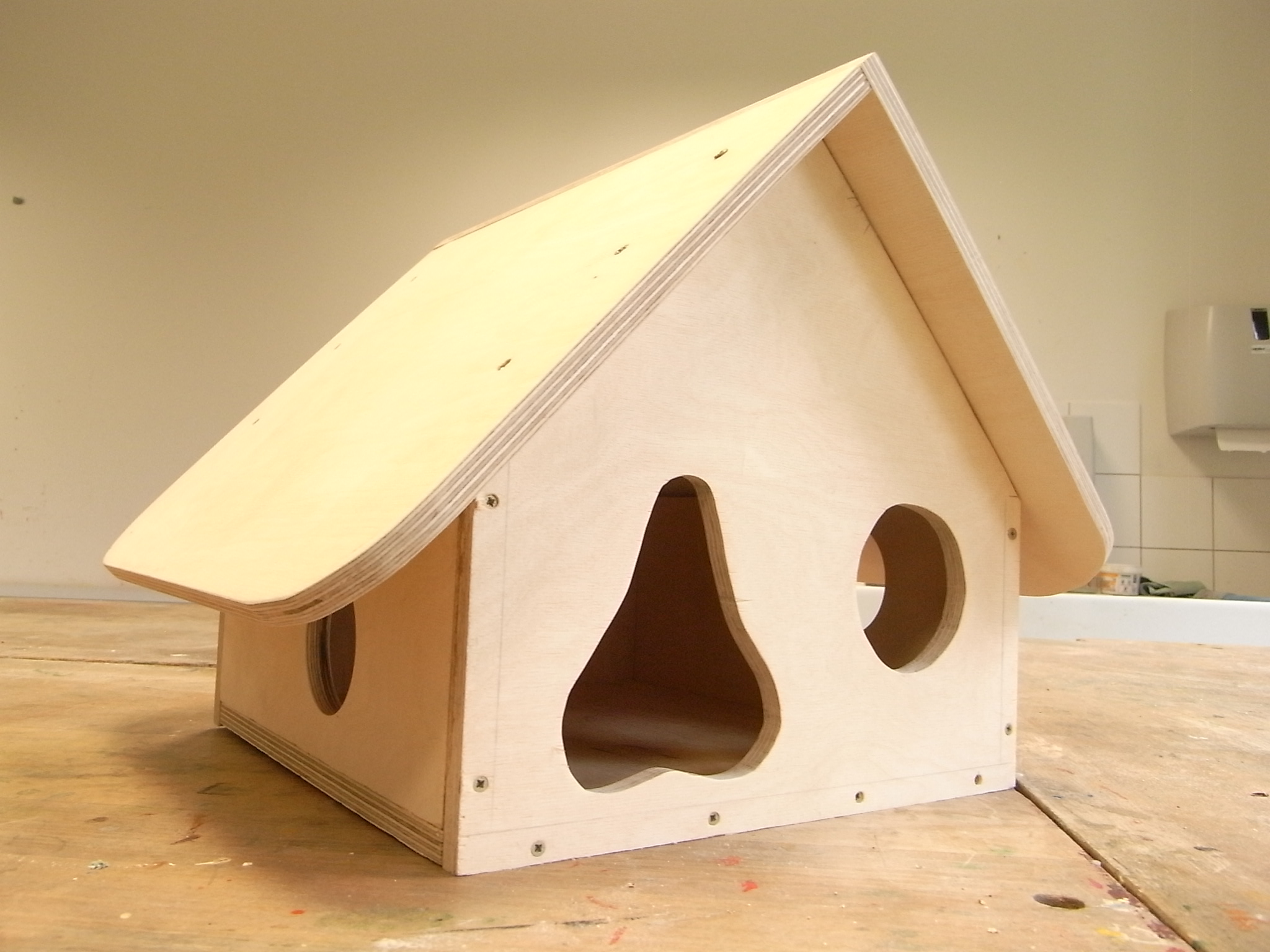 Kurs Vogelhäuser Haus eines Teilnehmers