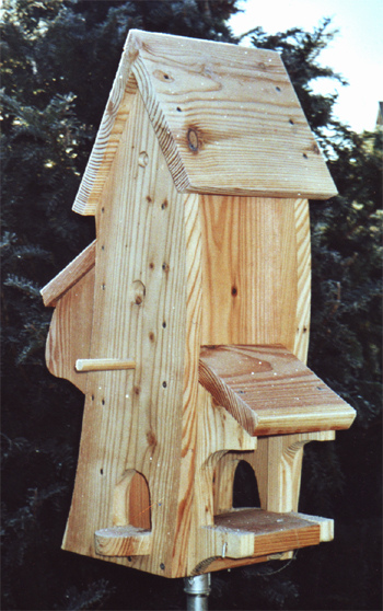 Kurs Vogelhäuser Haus eines Teilnehmers