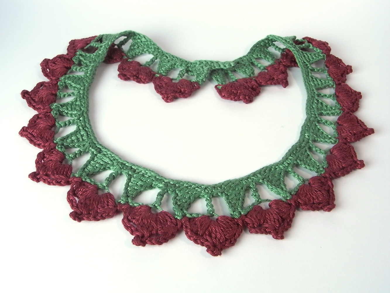 Häkelkette als Collier