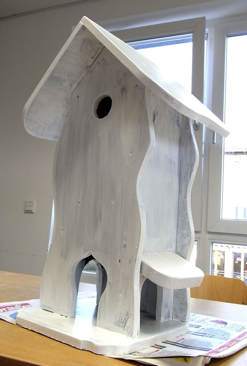 Kurs Vogelhäuser Haus eines Teilnehmers