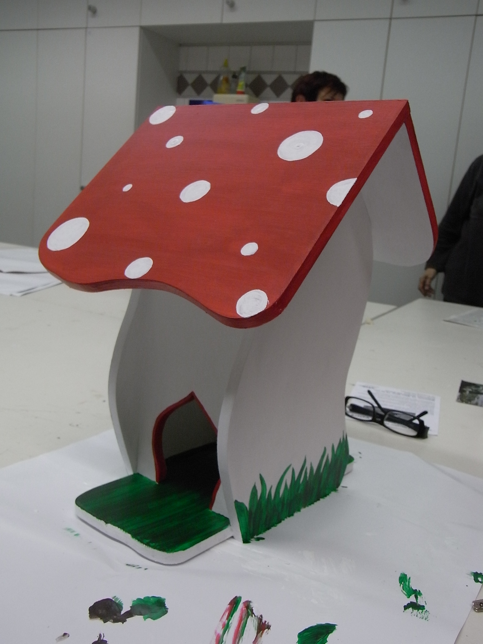Kurs Vogelhäuser Haus eines Teilnehmers