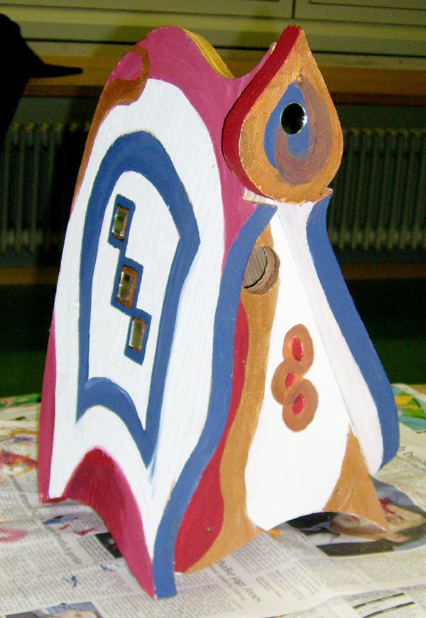 Kurs Vogelhäuser Haus eines Teilnehmers