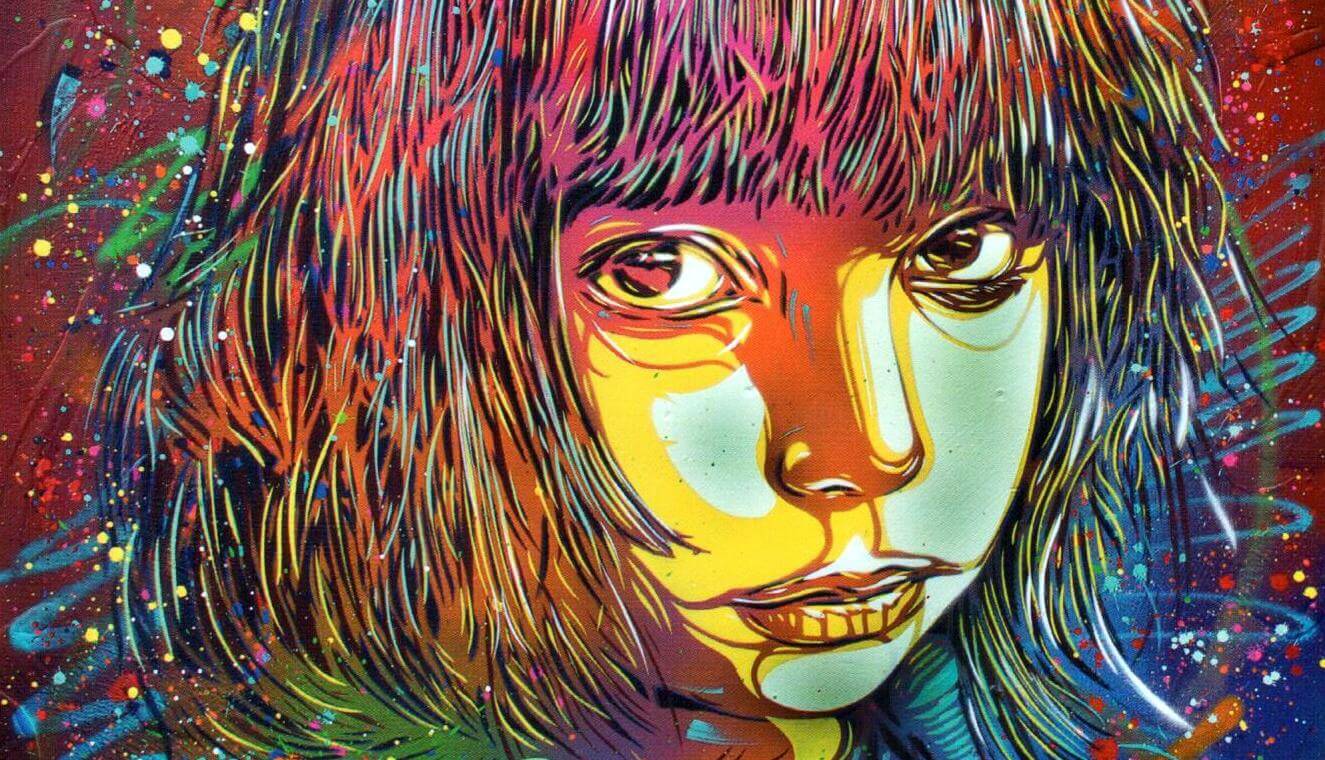 C215 street art nina