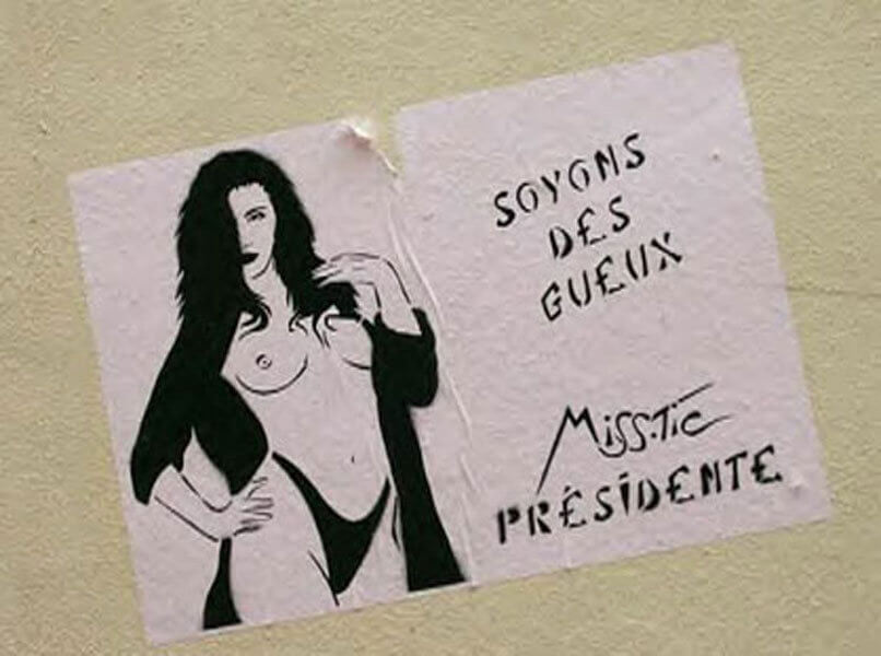 misstic-street-art-soyons-des-gueux-presidente