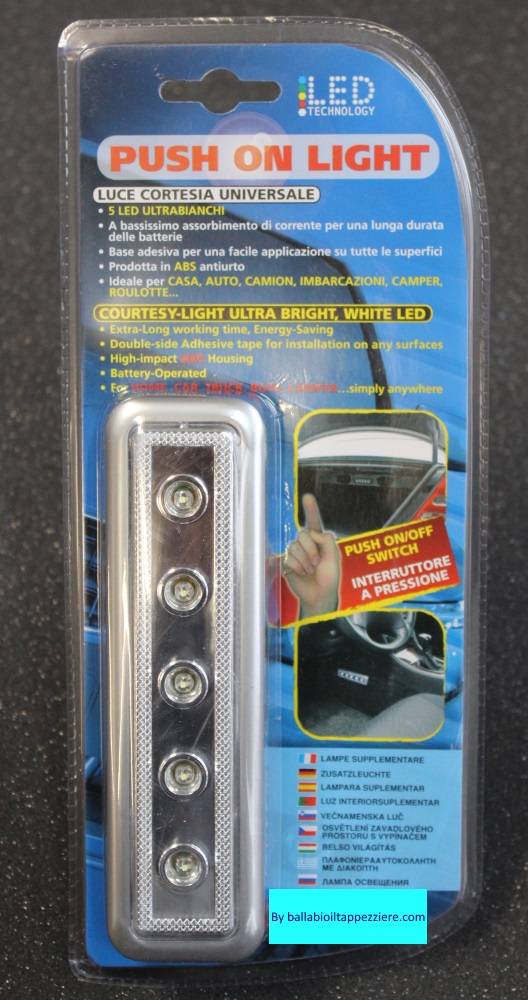 luce di cortesia per auto