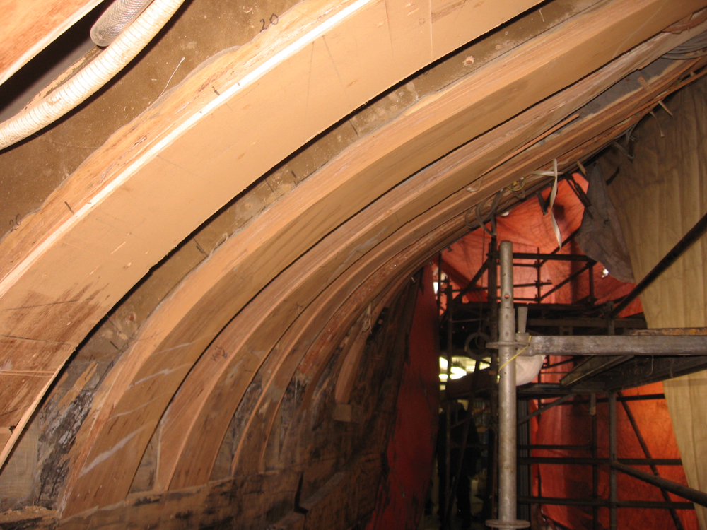 Spanten, gebaut und lamelliert: Reparatur und Erneuerung 