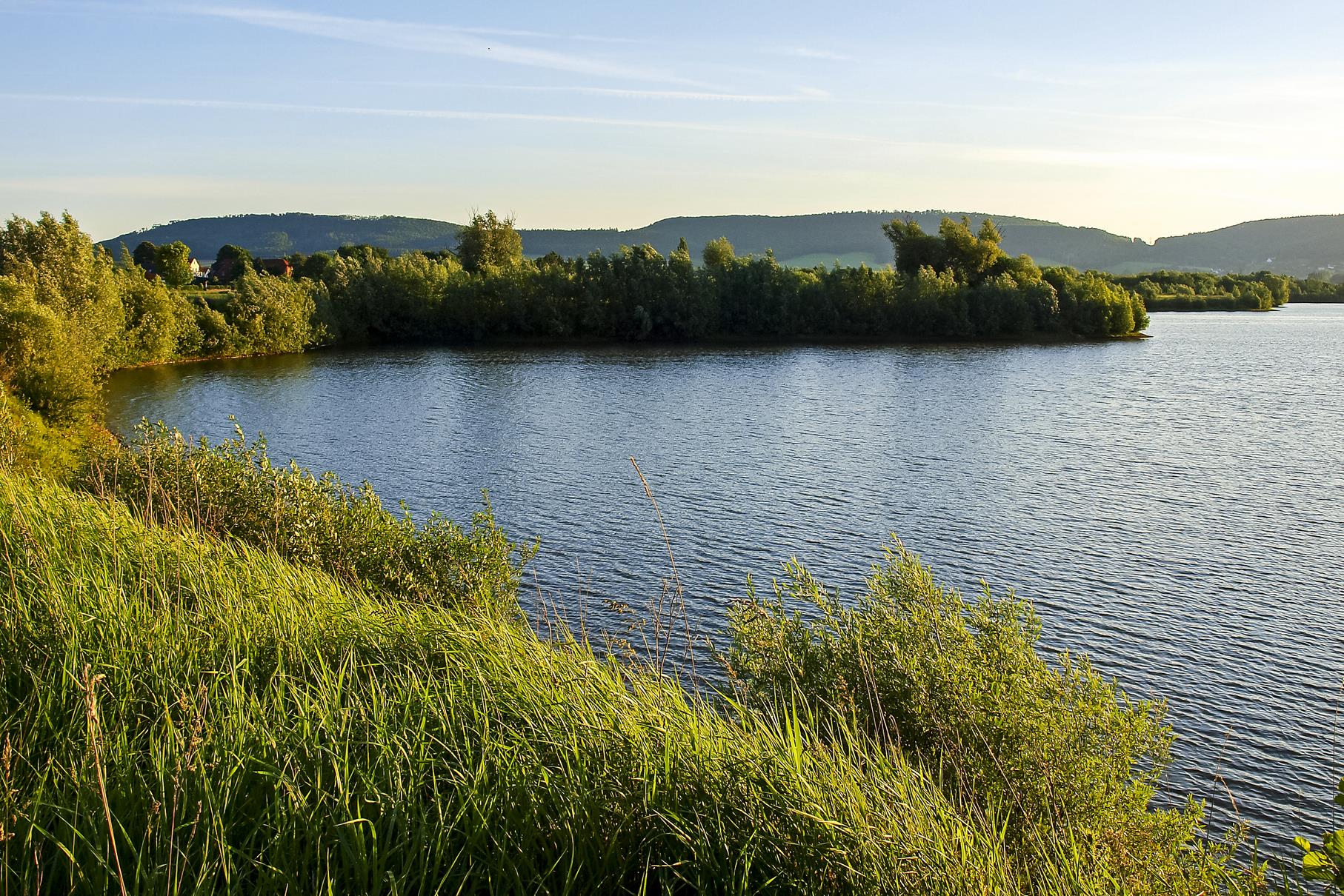 Sonnenaufgang am westlichen Teich.