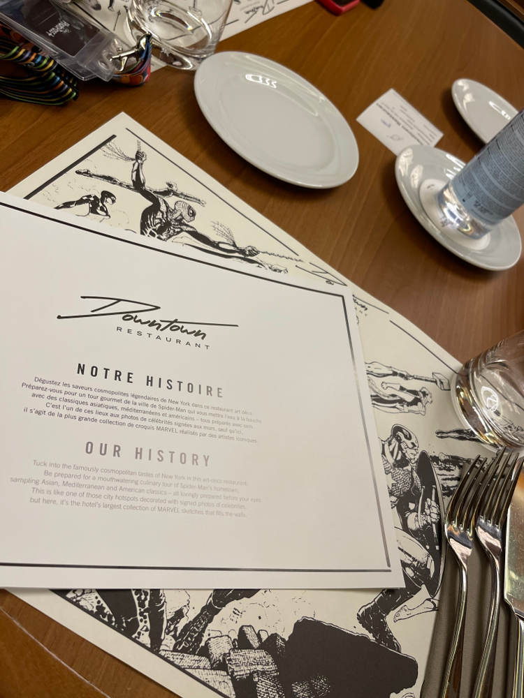 Downtown Restaurant im Disneyland Paris Hotel New York - The Art of Marvel