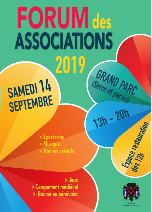 Affiche du Forum des Associations 2019