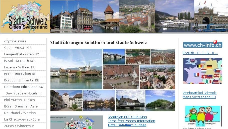städtreisen schweiz